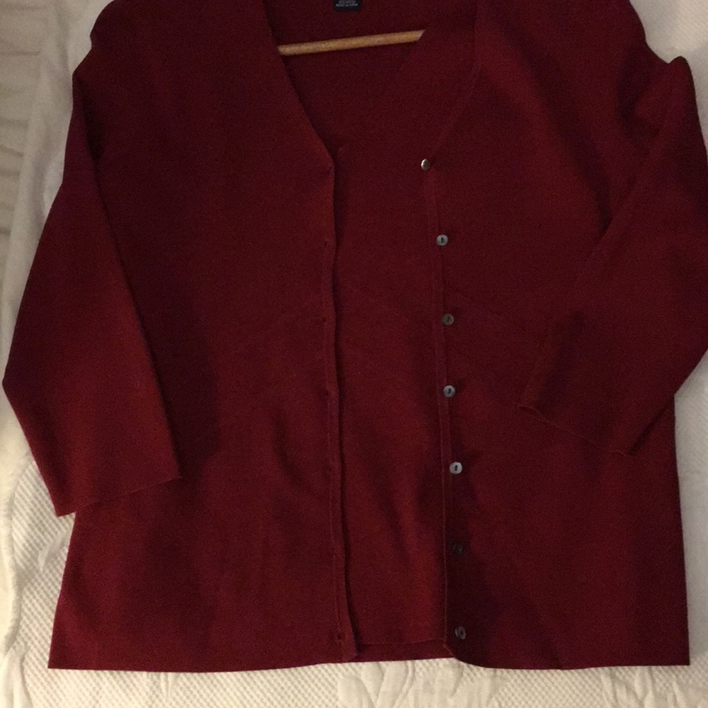 Sweater Twin set - color maroon